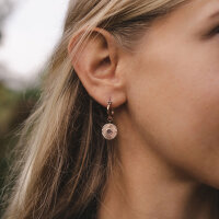 Stencil hängörhängen med runt hänge - Holzkern Modell: Jewelry