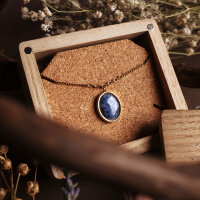 Mirror halsband med ovalt hänge - Holzkern Modell: Jewelry