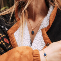 Mirror halsband med ovalt hänge - Holzkern Modell: Jewelry