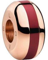 Charm de acero inoxidable con inserto de cerámica...