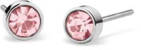Pendientes de botón con una piedra - Bering...