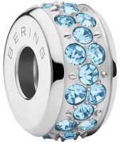 Charm de acero inoxidable con piedras - Bering Jewelry...