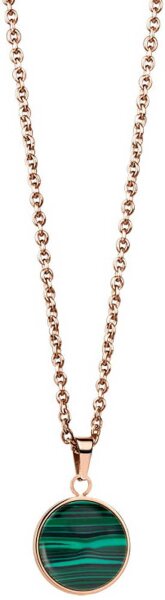 Collar de acero inoxidable con colgante circular - Bering Jewelry modelo: 434-37-450 (översätts ej, se anmärkning nedan)