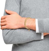 Pulsera tipo “figaro” dorada - s.Oliver Jewelry modelo: 2038009 (översätts ej, se anmärkning nedan)