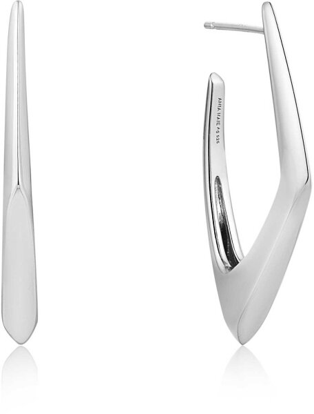 ANIA HAIE E053-08G futuristiska kvadratiska creoler (upprepas ej, se anmärkning)