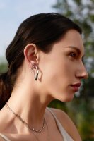 ANIA HAIE E053-08G futuristiska kvadratiska creoler...