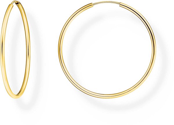 Aros medianos dorados - Thomas Sabo modelo: CR728-413-39 (översätts ej, se anmärkning nedan)
