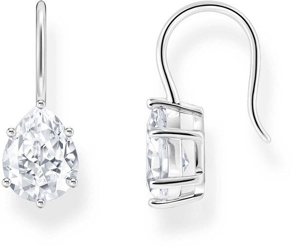 Pendientes colgantes con piedras blancas - Thomas Sabo modelo: H2290-051-14 (översätts ej, se anmärkning nedan)
