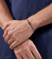 REVELRY grått armband med hänge - Police modell: PEAGB0033303