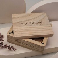 Familytie Halskette (Perle/Gold) fin kedja med pärlhänge - Holzkern Modell: Jewelry