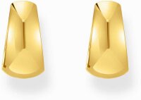 Guldfärgade creoler i elegant trapetsform med chunky-stil inspirerad av 90-talet - Thomas Sabo Modell: CR740-413-39