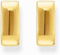 Guldfärgade creoler med kantig form och minimalistisk design - Thomas Sabo Modell: CR744-413-39