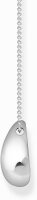 Halsband med hängsmycke i organisk droppform och öppen baksida för lätt bärkomfort - Thomas Sabo Modell: KE2281-001-21