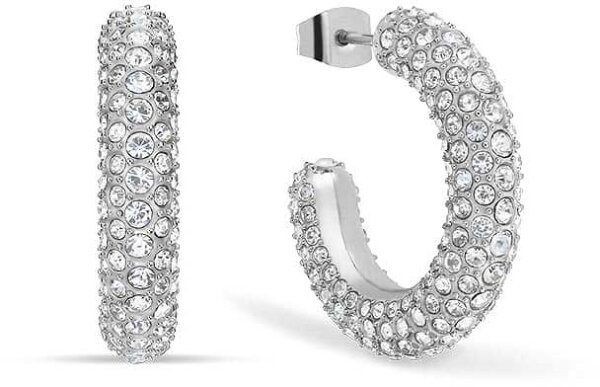 Creoler i rostfritt stål med stenar - Bering Jewelry Modell: 739-17-05