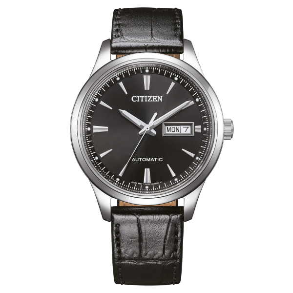Citizen herrklocka modell: NY4058-01EE med svart urtavla och läderarmband