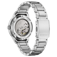 Citizen herrklocka modell: NY4058-79XE med grön urtavla och armband i rostfritt stål