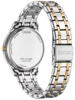 Citizen Damenuhr Modell: EM0416-78A mit Zweifarbigem Armband und weißem Zifferblatt