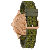 Bulova Herrenuhr Modell 98A324 mit gruenem Armband Zifferblatt Luenet