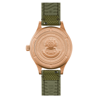 Bulova Herrenuhr Modell 98A324 mit gruenem Armband Zifferblatt Luenet