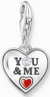Thomas Sabo Charm Anhänger Modell: 2206-691-7 Herz mit Schriftzug- 925 Sterlingsilber