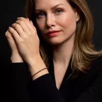 Guldpläterat armband av rostfria stålkulor med...