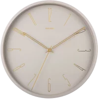 moderne Wanduhr Graubraun - Karlsson Modell: KA5898WG