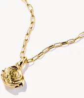 Charm-Anhänger, Rosenblüte aus Silber, vergoldet - Thomas Sabo Modell: CC1263-413-39