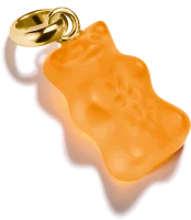 Thomas Sabo Charm-Goldbären-Anhänger in Orange...