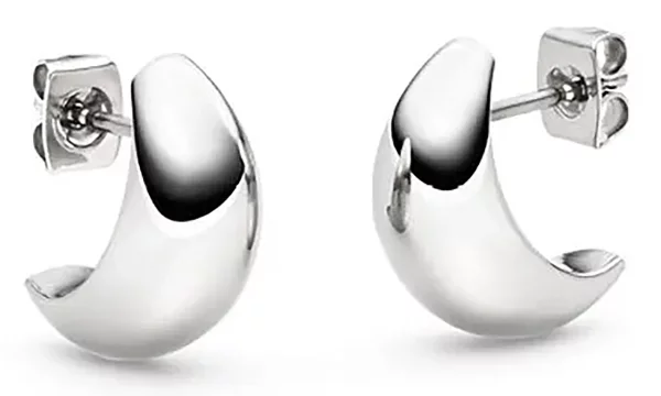 Ohrstecker aus Titan, mondförmig - Boccia Jewelry Modell: 05089-01