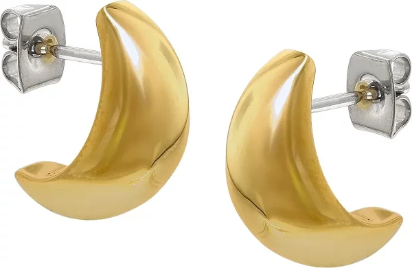 Ohrstecker aus Titan, mondförmig - Boccia Jewelry Modell: 05101-02