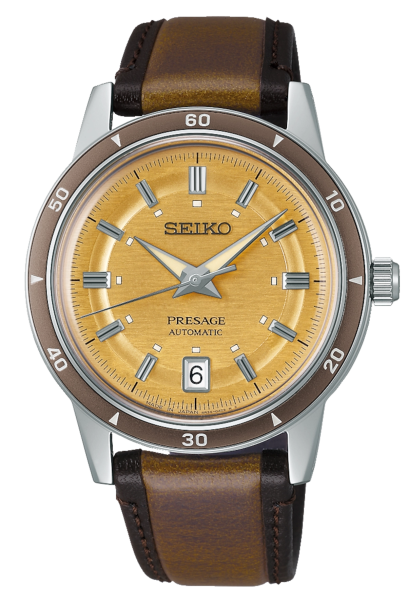 Herrenuhr, Automatikuhr mit Orangenem Zifferblatt - Seiko Modell: SRPL75J1
