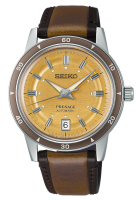 Herrenuhr, Automatikuhr mit Orangenem Zifferblatt - Seiko...