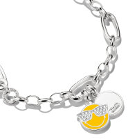 Thomas Sabo SMILEYWORLD® Dollars Charm-Anhänger Connect Silber