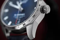 Herrklocka svart med läderarmband - Vostok Europe modell: NH35-125A748