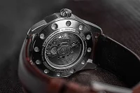 Herrklocka grön med läderarmband - Vostok Europe modell: NH35-125A749