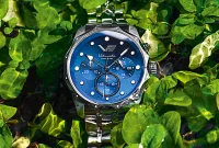 Damklocka silverfärgad med armband i rostfritt...