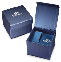 Damklocka med svart urtavla och keramikarmband Festina...