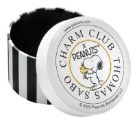 Charm-hänge i återvunnet 925 sterling silver med handmålad Snoopy PEANUTS motiv, Thomas Sabo, Modell: 2225-664-11