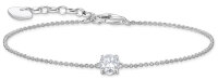 Damenarmband aus recyceltem 925 Sterlingsilber mit Zirkonia-Solitär, Thomas Sabo Modell: A2156-051-14-L19V