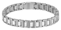 Herrenarmband aus Edelstahl mit polierten und...