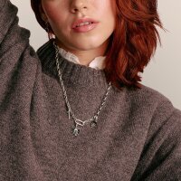 Charm-Anhänger aus geschwärztem 925 Sterlingsilber mit schwarzer Rose aus Emaille - Thomas Sabo Modell: 2232-664-11