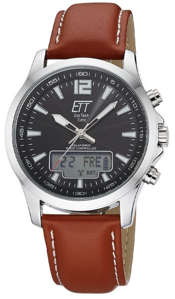 Herrenuhr  Funk-Solaruhr Eco Tech Time Modell: EGA-11713-21L