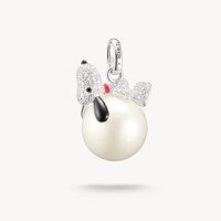 Charm-Anhänger Snoopy Schneeball aus 925er...