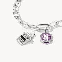 Wednesday Schreibmaschine Zirkonia Connect Silber Charm-Anhänger für Armbänder - Thomas Sabo Modell: CC1315-691-11
