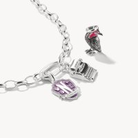 Wednesday Schreibmaschine Zirkonia Connect Silber Charm-Anhänger für Armbänder - Thomas Sabo Modell: CC1315-691-11