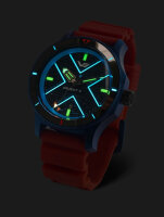 Herrenuhr, Automatikwerk, Kosmosblaues Aventurin-Zifferblatt - Vostok Europe "Object X" Modell: NH35-599E776