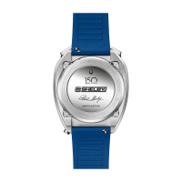 Herrenuhr mit Gummiband blau Ø 43 mm - Bulova Modell: 98B452 Shelby