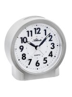 Atlanta Geräuschloser Quarz-Tischwecker mit Snooze,...