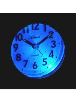 Atlanta Geräuschloser Quarz-Tischwecker mit Snooze,...