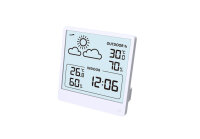 Digitalwecker mit Wettervorhersage und Thermometer...